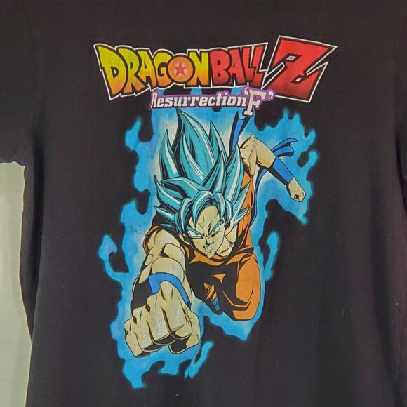 Dragonball Z Resurrection F Mens Medium Graphic T Shirt Short Sleeve Black - Picture 3 of 5